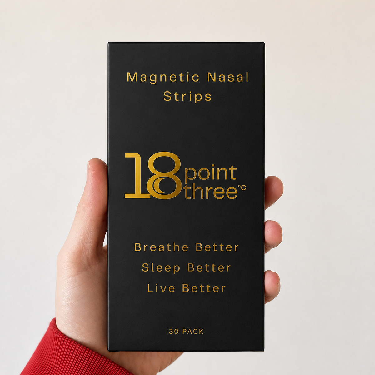 18pointthree Magnetic Nasal Strip frame with adhesive refill patches