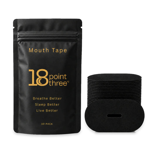 18pointthree Mouth Tape pouch and tape strips