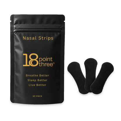 18pointthree Nasal Strips pouch and strips